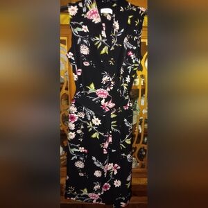Calvin Klein floral wrap dress size 2
